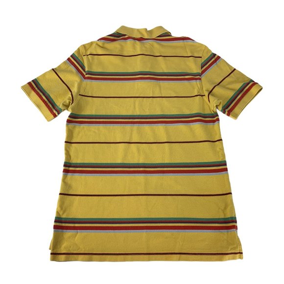 Daniel Cremieux Medium Yellow Polo Shirt Striped S - Picture 2 of 4